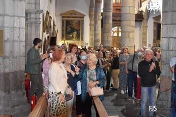 El cuadro  'La Resurrección' ya luce en la Basílica de Telde/Francisco Javier Santana.